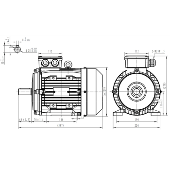 Silnik elektryczny 5,5kW 2800 obr/min. 112B3